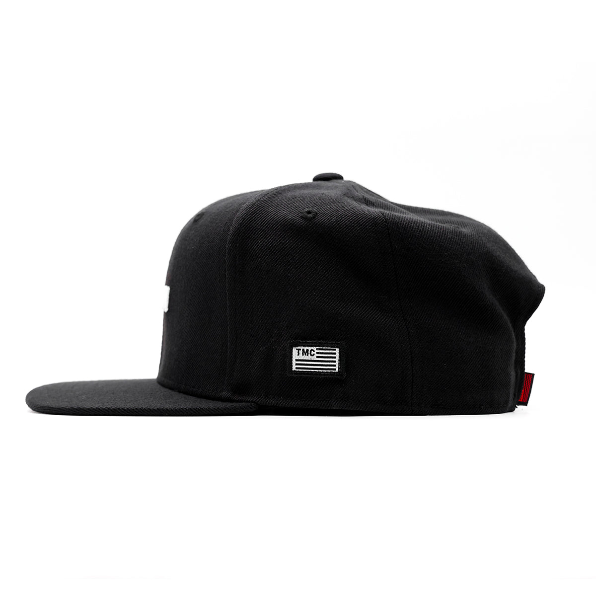 Marathon Limited Edition Snapback - Black/White - Side