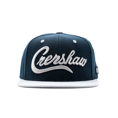 Crenshaw Limited Edition Snapback - Navy/Gray [Two-Tone] - Front