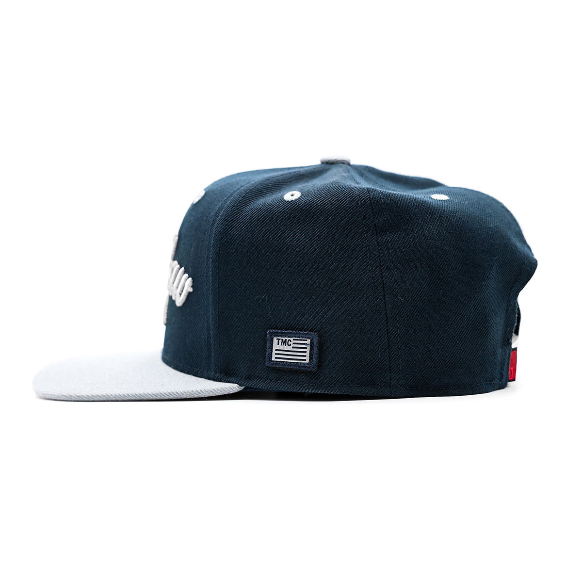 Crenshaw Limited Edition Snapback - Navy/Gray [Two-Tone] - Side