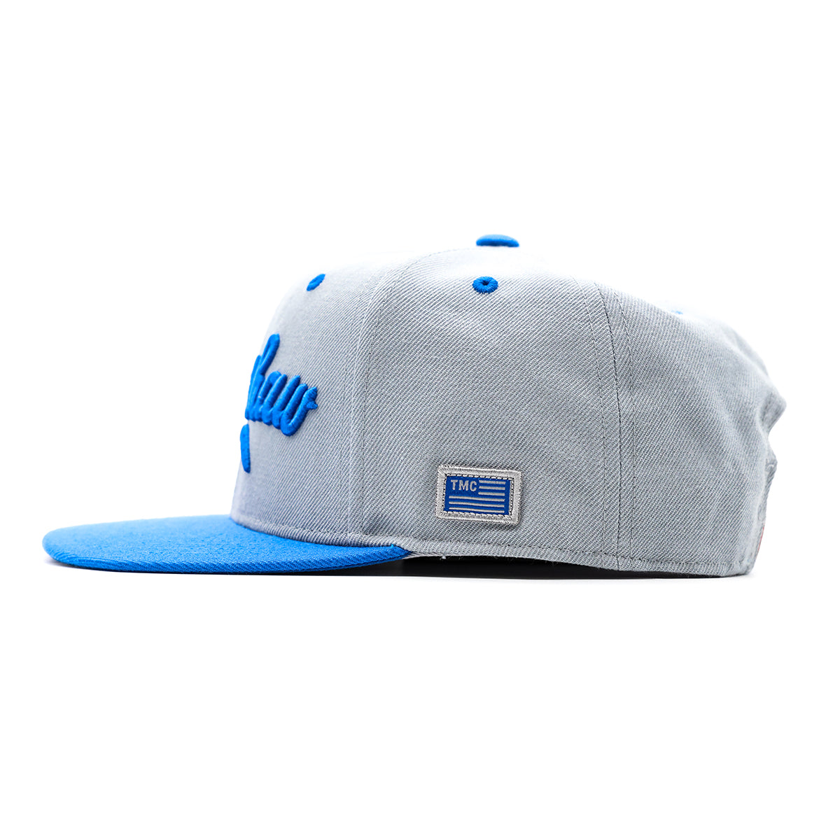 Crenshaw Limited Edition Snapback - Grey/Royal [Two-Tone] - Side