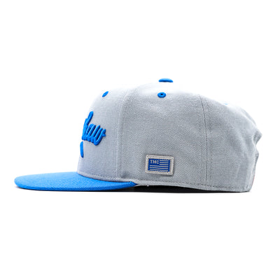 Crenshaw Limited Edition Snapback - Grey/Royal [Two-Tone] - Side