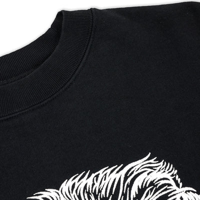 The Marathon Clothing Respect Lion Crew - Black - Neck