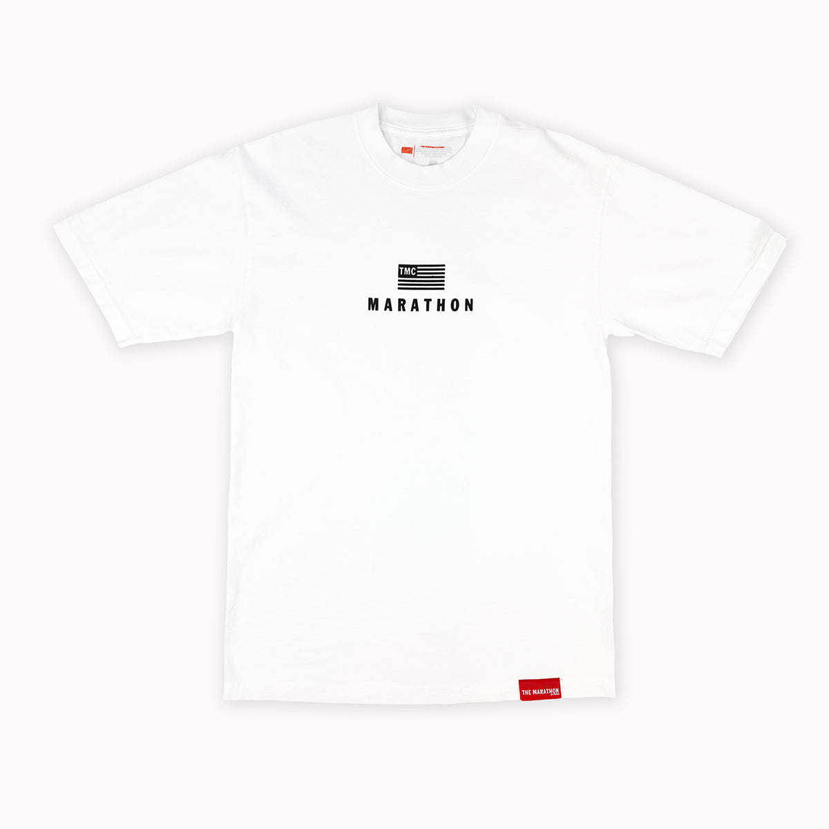 Modern Stack T-Shirt - White/Black - Front