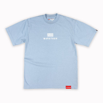 Modern Stack T-Shirt - Light Blue/White - Front