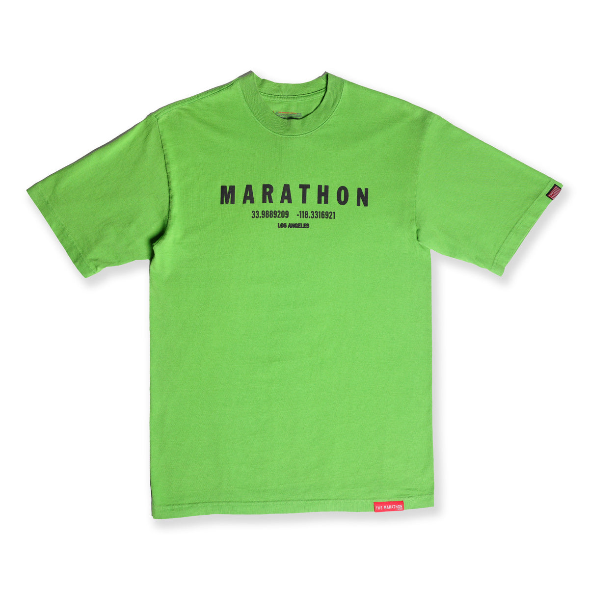 Marathon Foundation “Christmas Collection” T-Shirt - Kiwi/Black