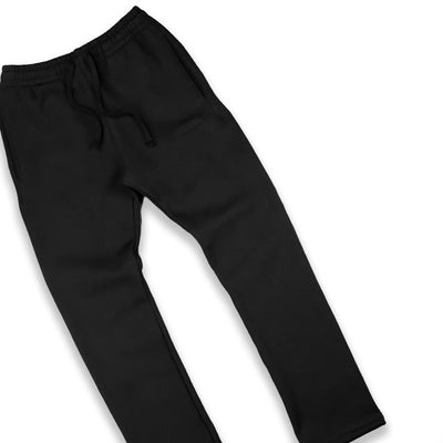 Marathon Classic Script Relaxed Sweats - Black - Angle