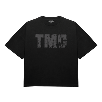 TMC Collegiate Distressed T-Shirt - Black