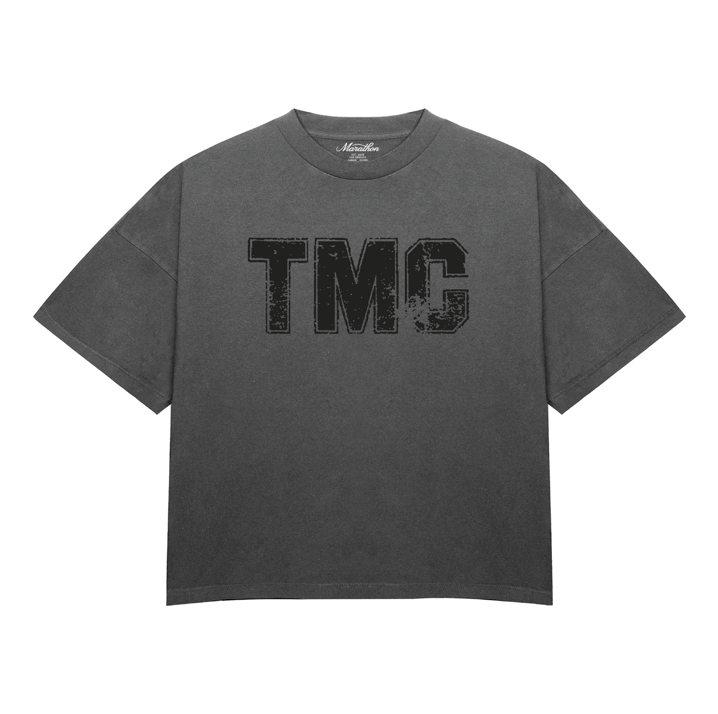 TMC Collegiate Distressed T-Shirt - Grey