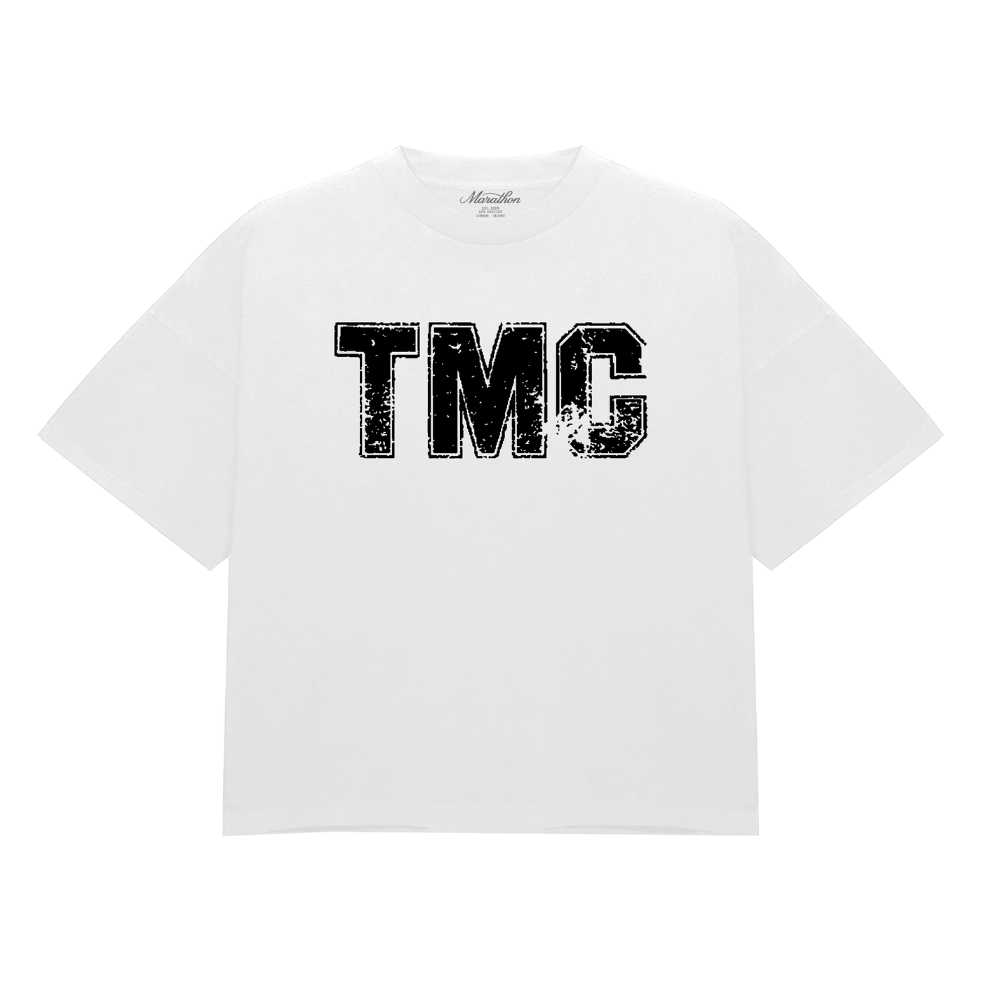 TMC Collegiate Distressed T-Shirt - White