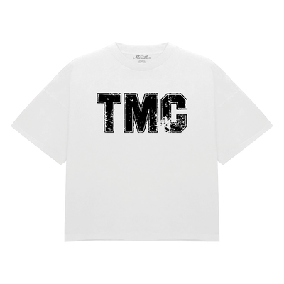 TMC Collegiate Distressed T-Shirt - White