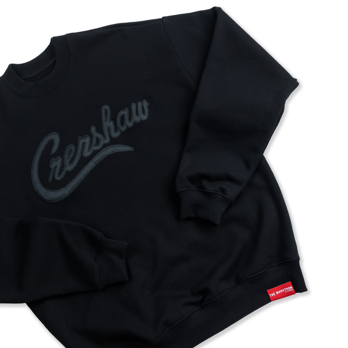 Limited Edition Ultra Crenshaw Crewneck - Black/Black - Detail 1