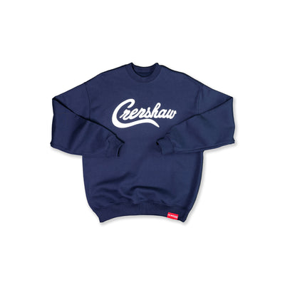 Limited Edition Ultra Crenshaw Crewneck - Navy/White