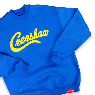 Limited Edition Ultra Crenshaw Crewneck - Royal/Gold - Detail 1