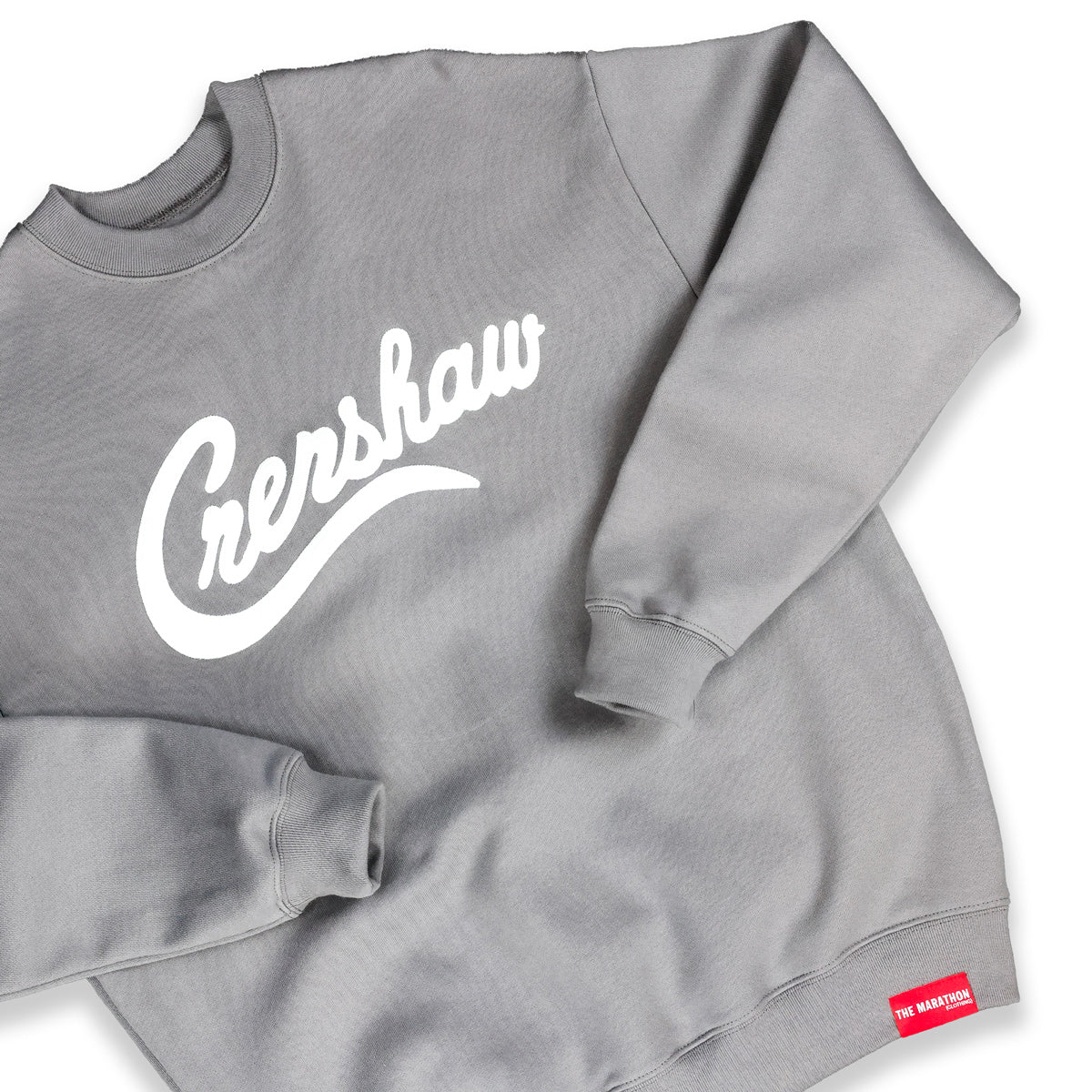 Limited Edition Ultra Crenshaw Crewneck - Slate Grey/White - Detail 1