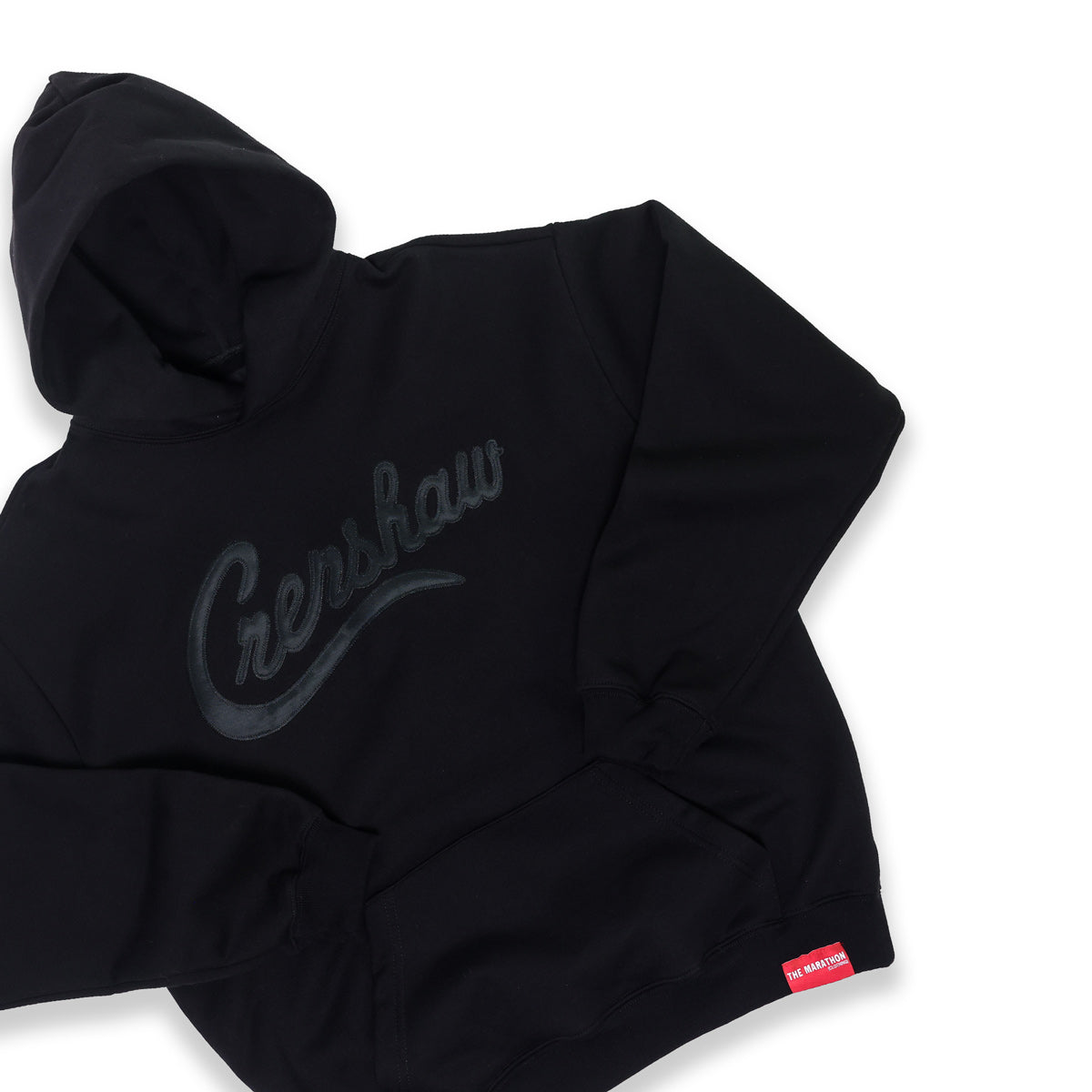 Limited Edition Ultra Crenshaw Hoodie Black Black The Marathon