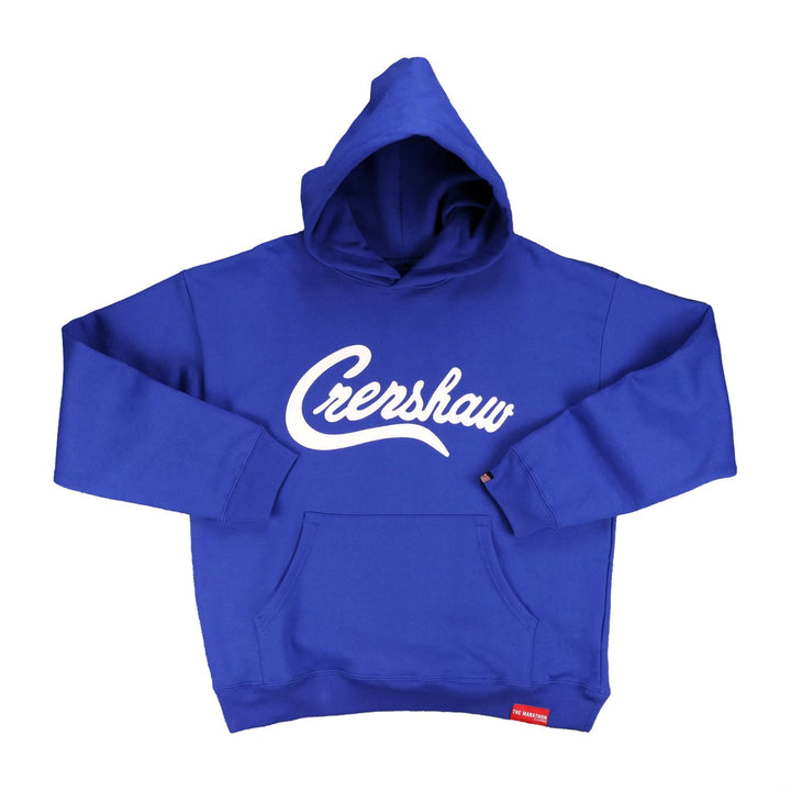 Crenshaw Hoodie - Royal/White – The Marathon Clothing
