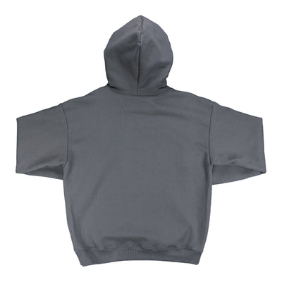 Crenshaw Hoodie - Slate Grey/White - Back