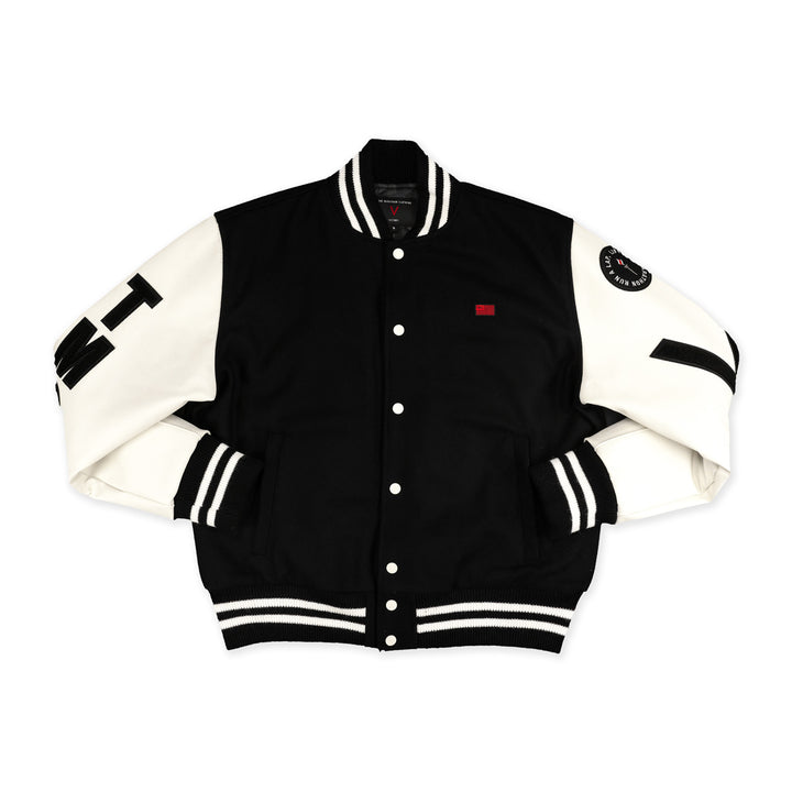 Victory Crenshaw Letterman Jacket - Black – The Marathon