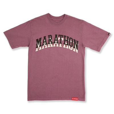 Marathon Double Arch T-Shirt - Antique Mauve - Front