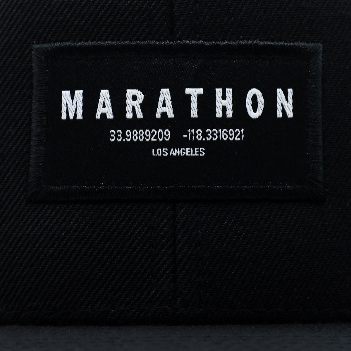 Marathon Foundation Patch Snapback - Black