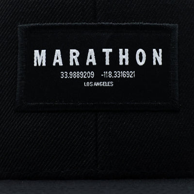 Marathon Foundation Patch Snapback - Black