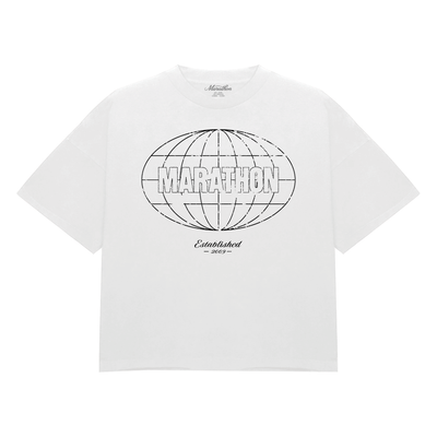 Marathon Established Globe T-Shirt - White