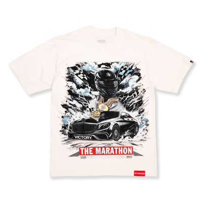 Marathon Grand Prix T-Shirt - Bone - Front