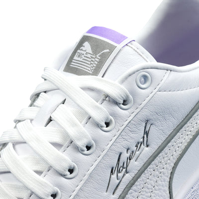 Puma x TMC Hussle Way (People’s Champ) Shoes - White/Purple - Woven Label