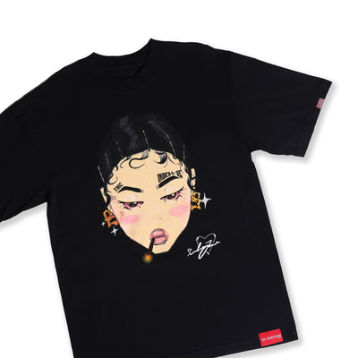 INDICA LOVE x TMC T-Shirt - Black - Front Detail
