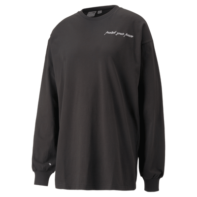 PUMA x LAUREN LONDON Protect Long Sleeve T-Shirt - Black/Purple
