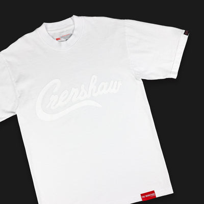 Limited Edition Crenshaw T-Shirt - White/White - Detail