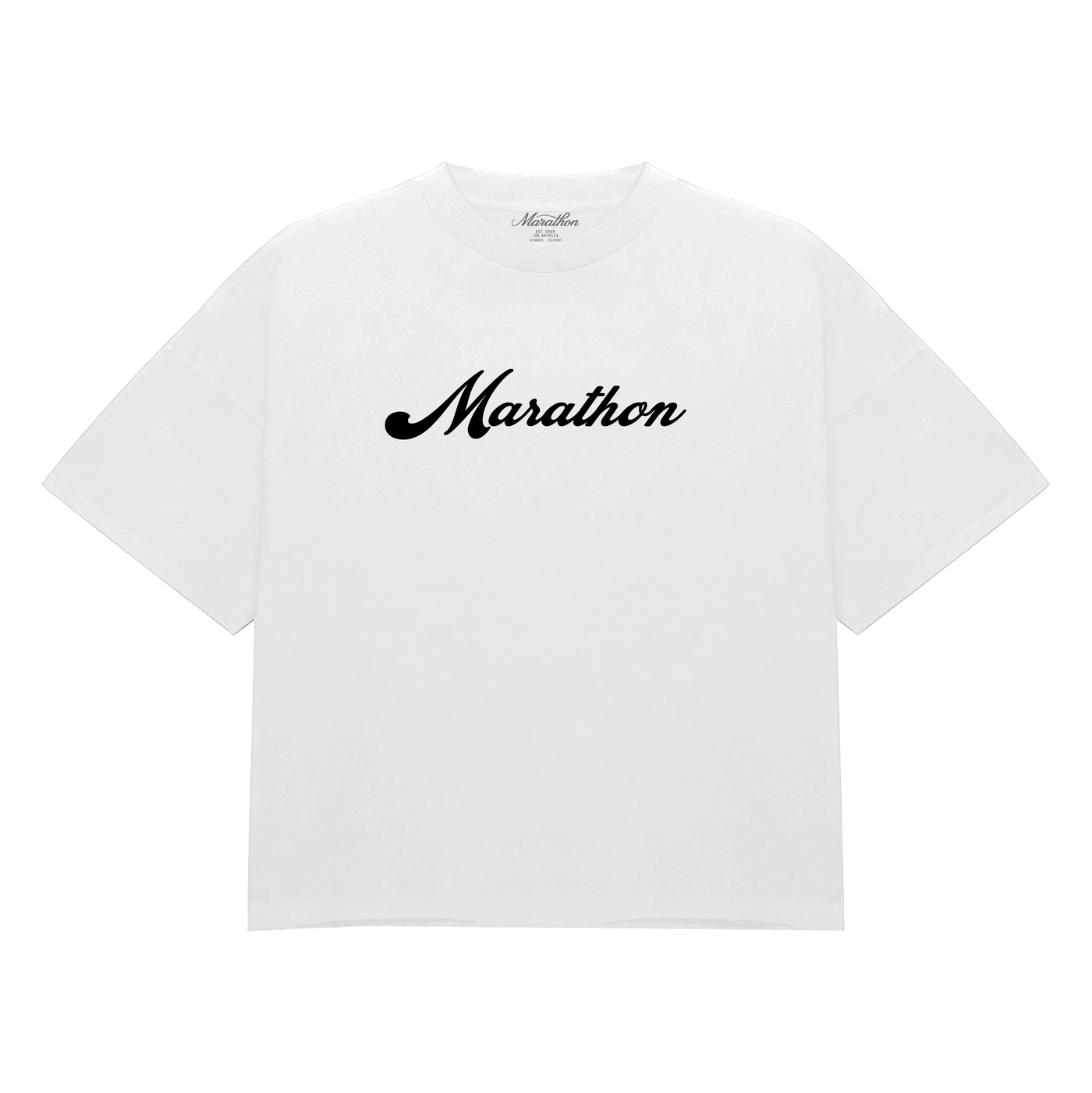 Marathon Classic Cursive T-Shirt - White