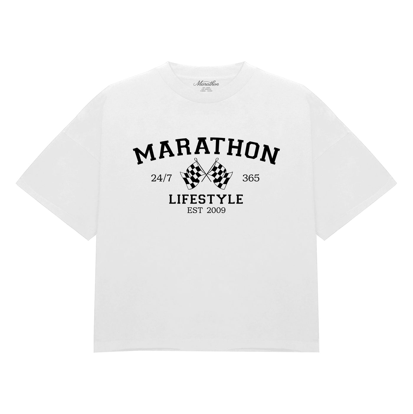 Marathon Flags Lifestyle T-Shirt - White
