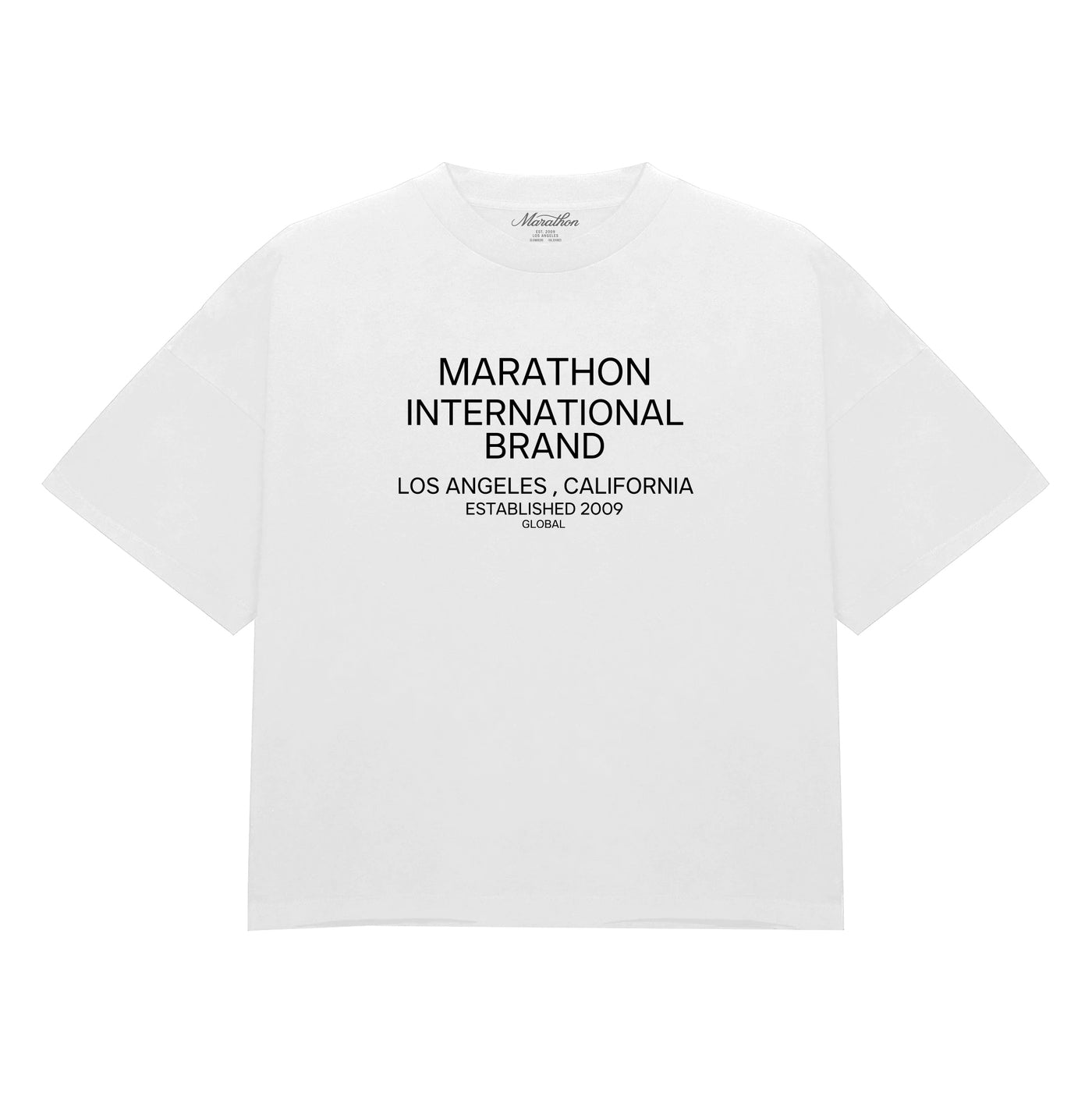 Marathon International Brand T-Shirt - White