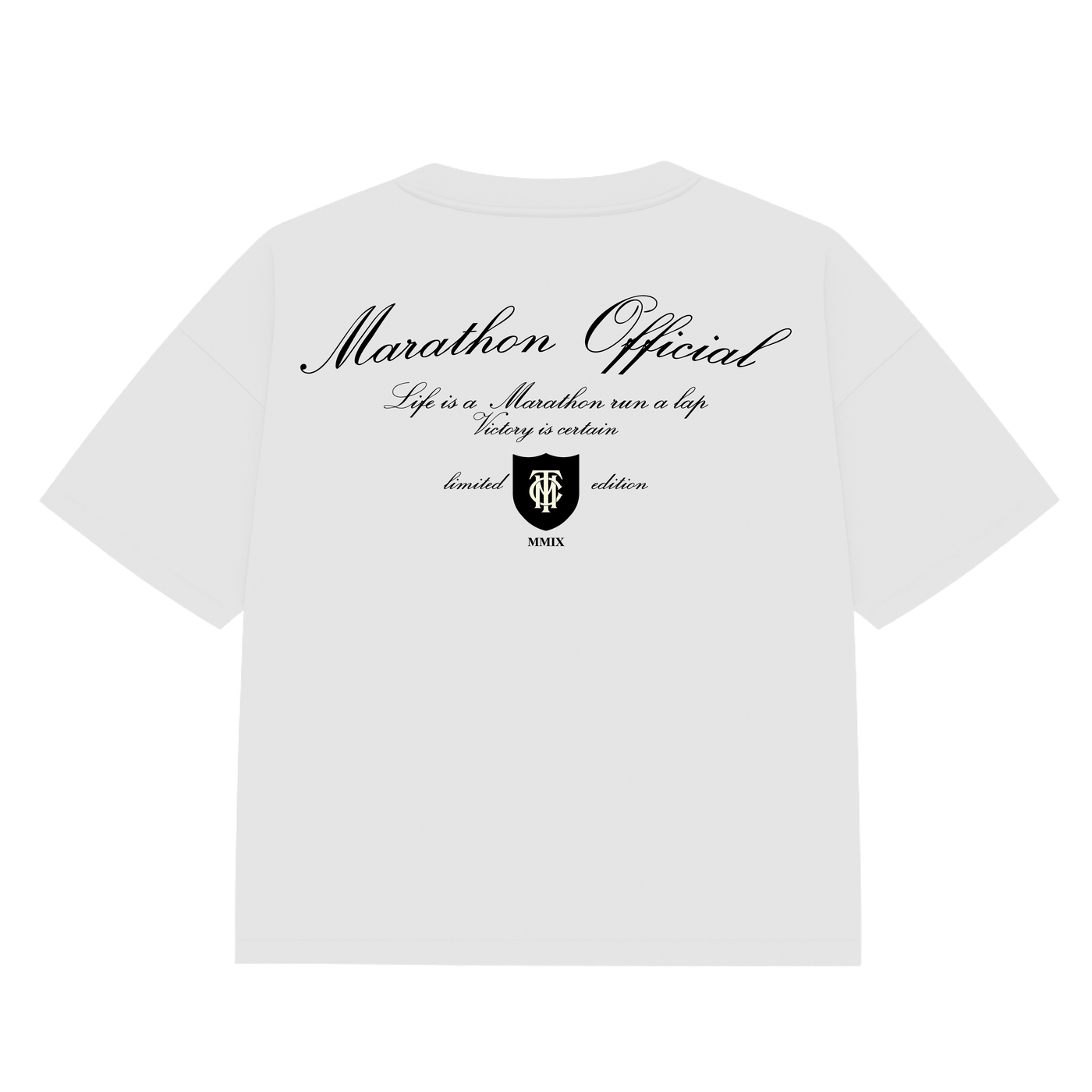 Marathon Official Crest 2025 T-Shirt - White - Back