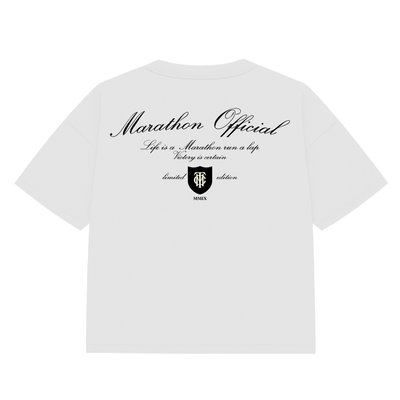 Marathon Official Crest 2025 T-Shirt - White - Back