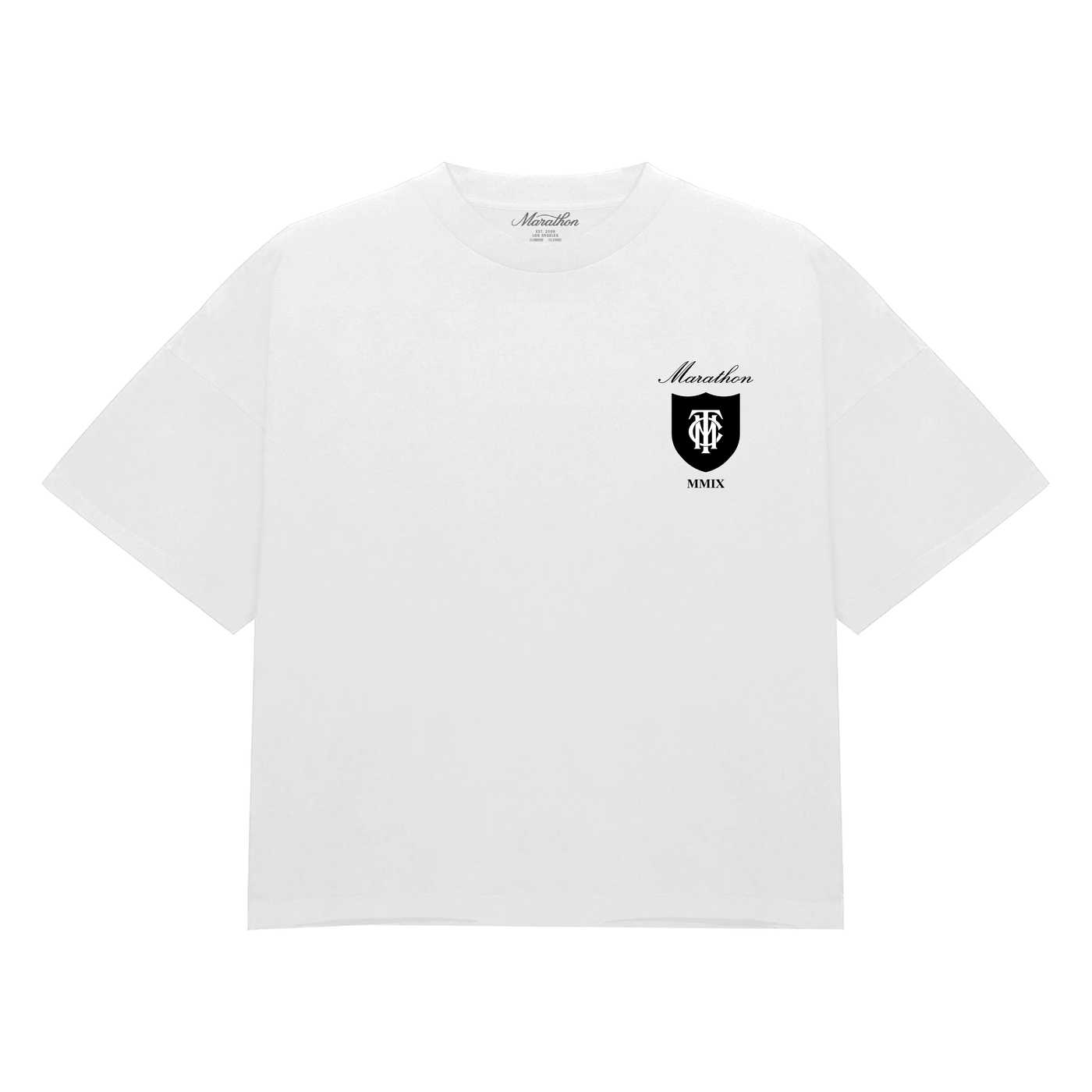 Marathon Official Crest 2025 T-Shirt - White - Front
