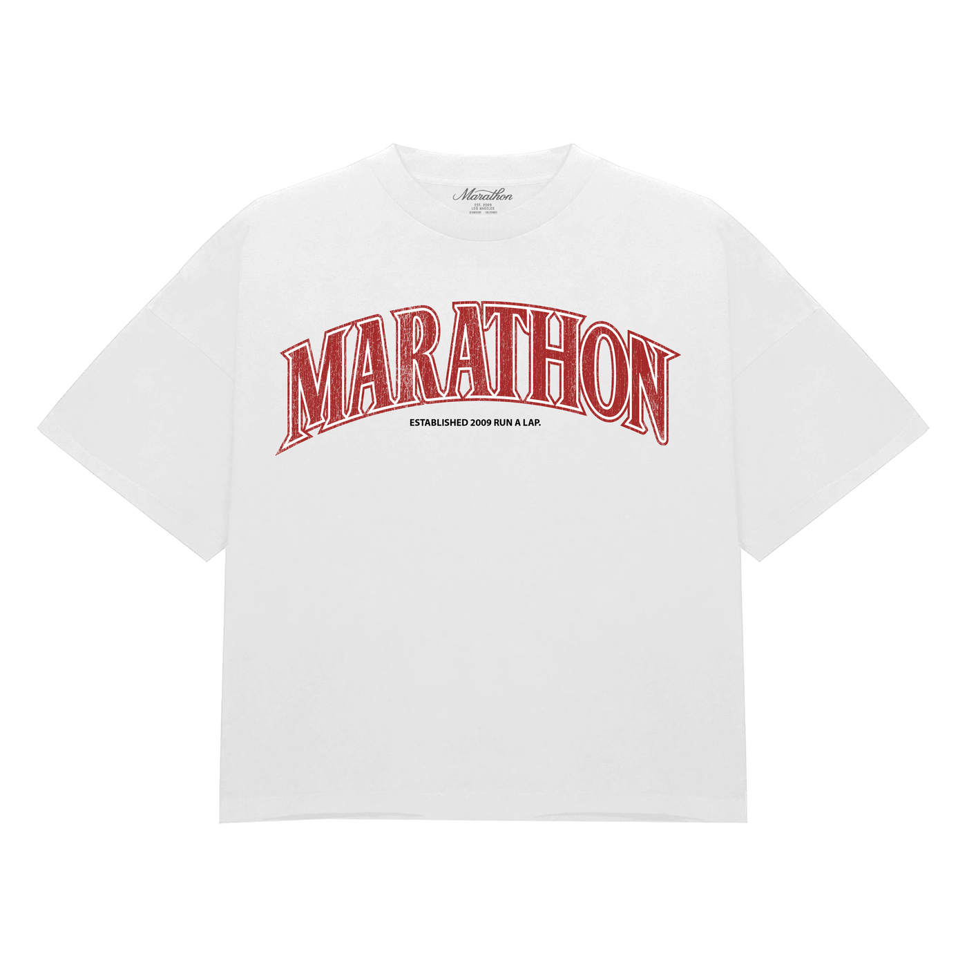 Marathon Red Arch T-Shirt - White