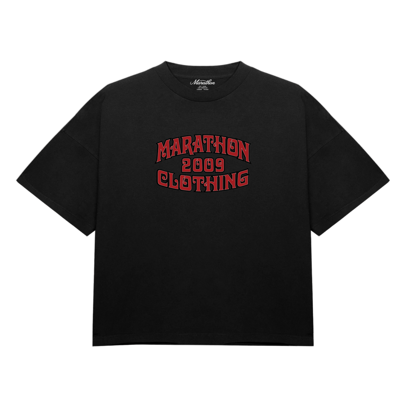 Marathon Retro 2009 T-Shirt - Black