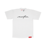 marathon-lower-case-signature-t-shirt-white