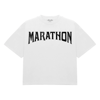 Marathon Sharp Collegiate T-Shirt - White