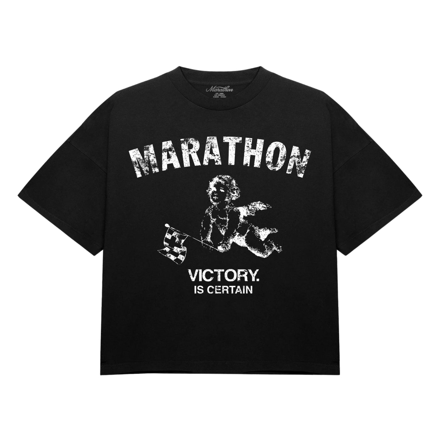 Marathon Victory Angel T-Shirt - Black