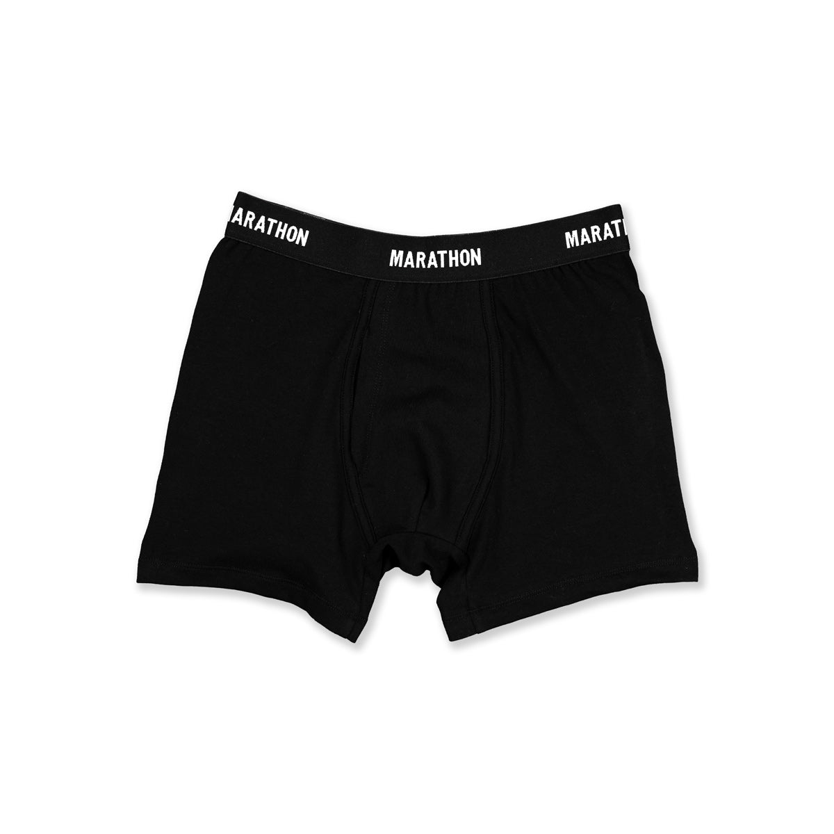 Marathon 3-Pack Boxer Briefs - Black - Front