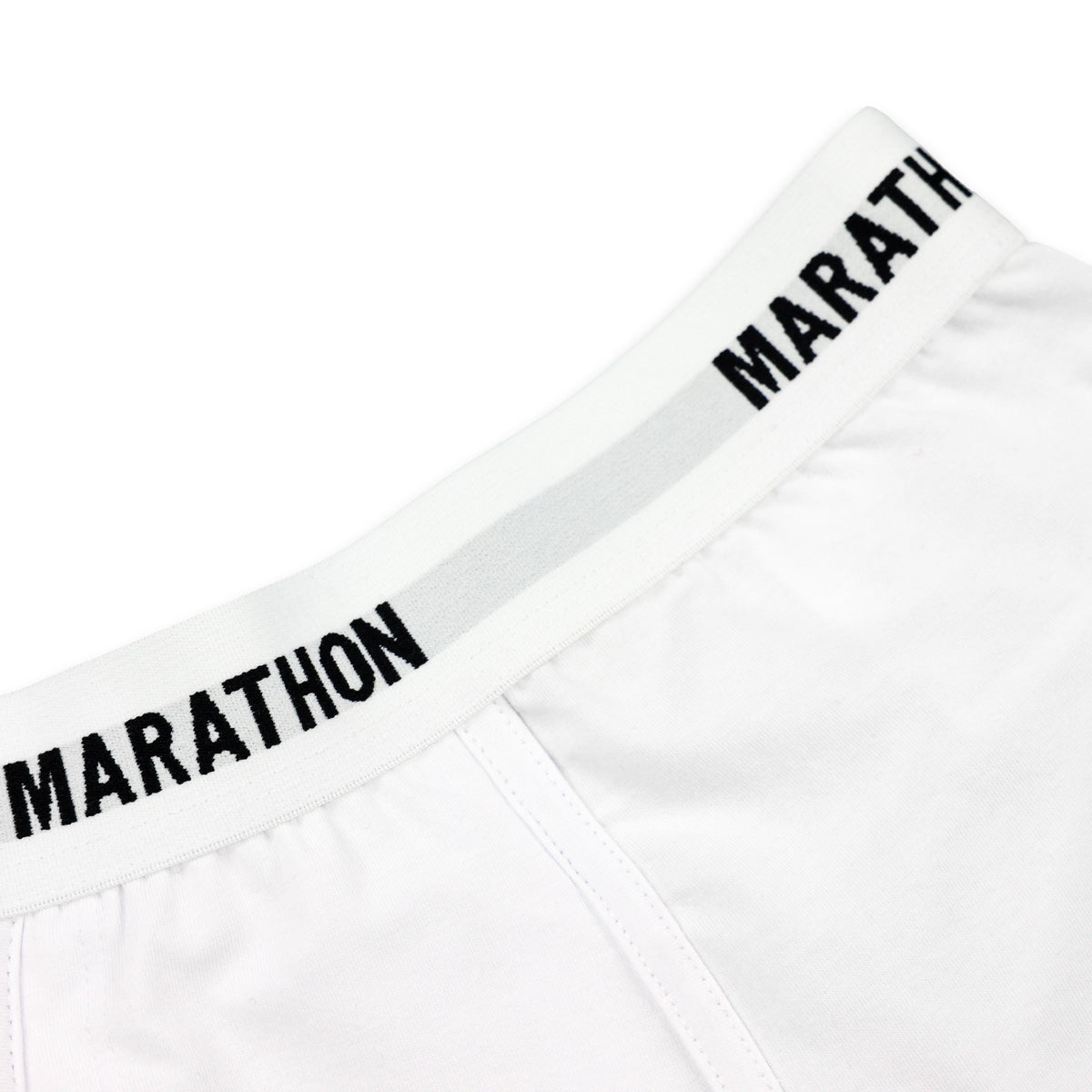 Marathon 3-Pack Boxer Briefs - White - Waistband Detail