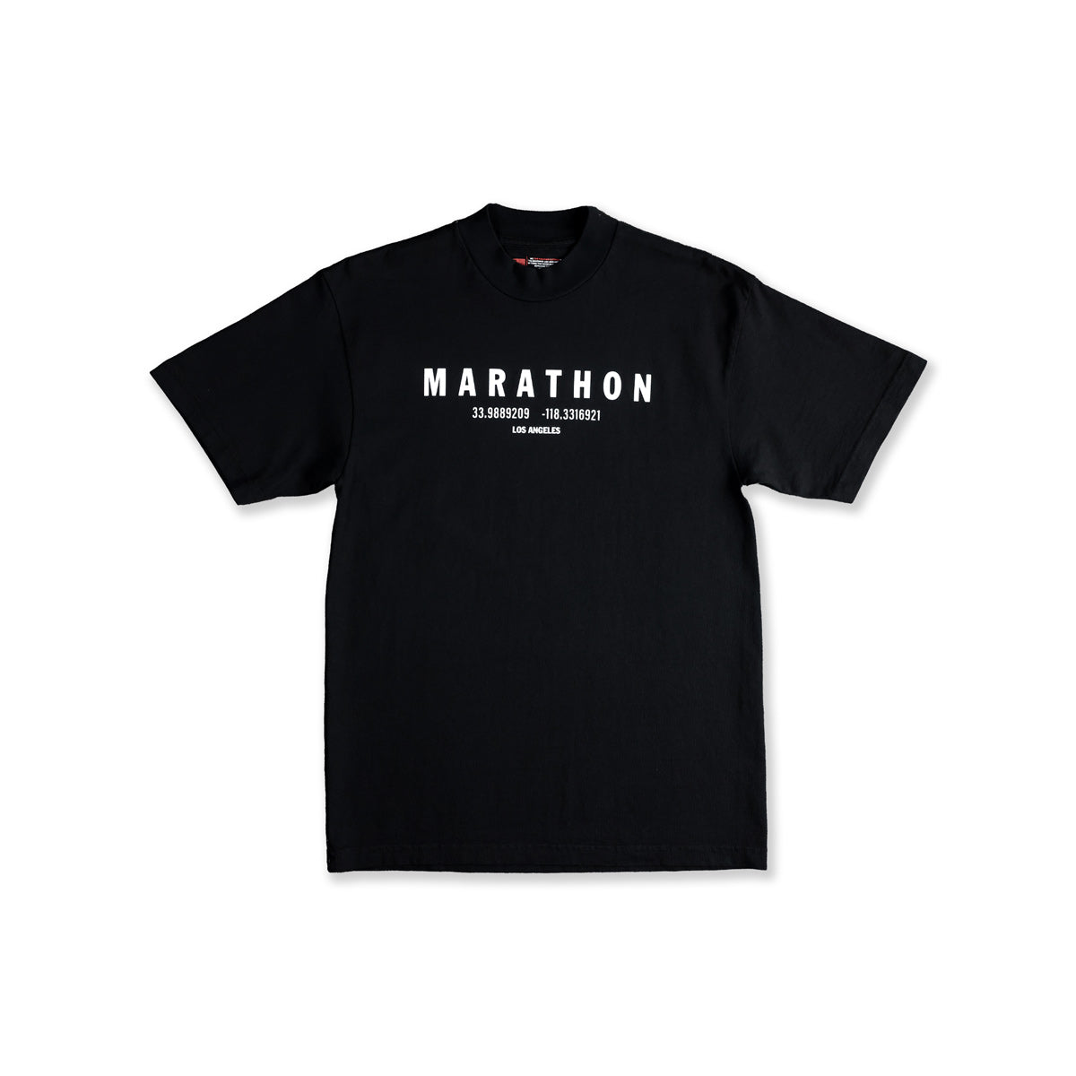 Marathon Foundation T-Shirt - Black/White