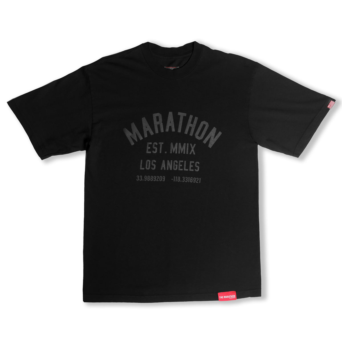 Marathon Classic T-Shirt - Slate/Black - Front