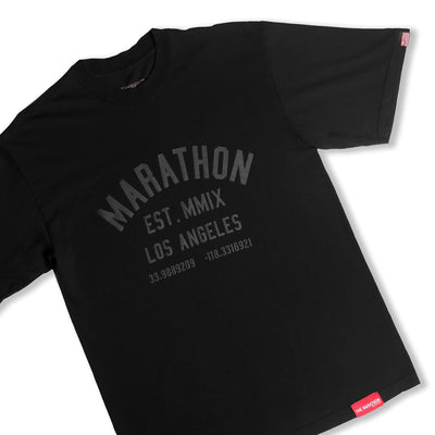 Marathon Classic T-Shirt - Slate/Black - Detail