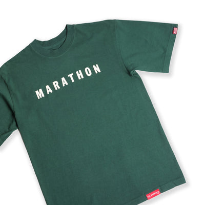 Marathon Hero T-Shirt - Sycamore/Cream - Detail