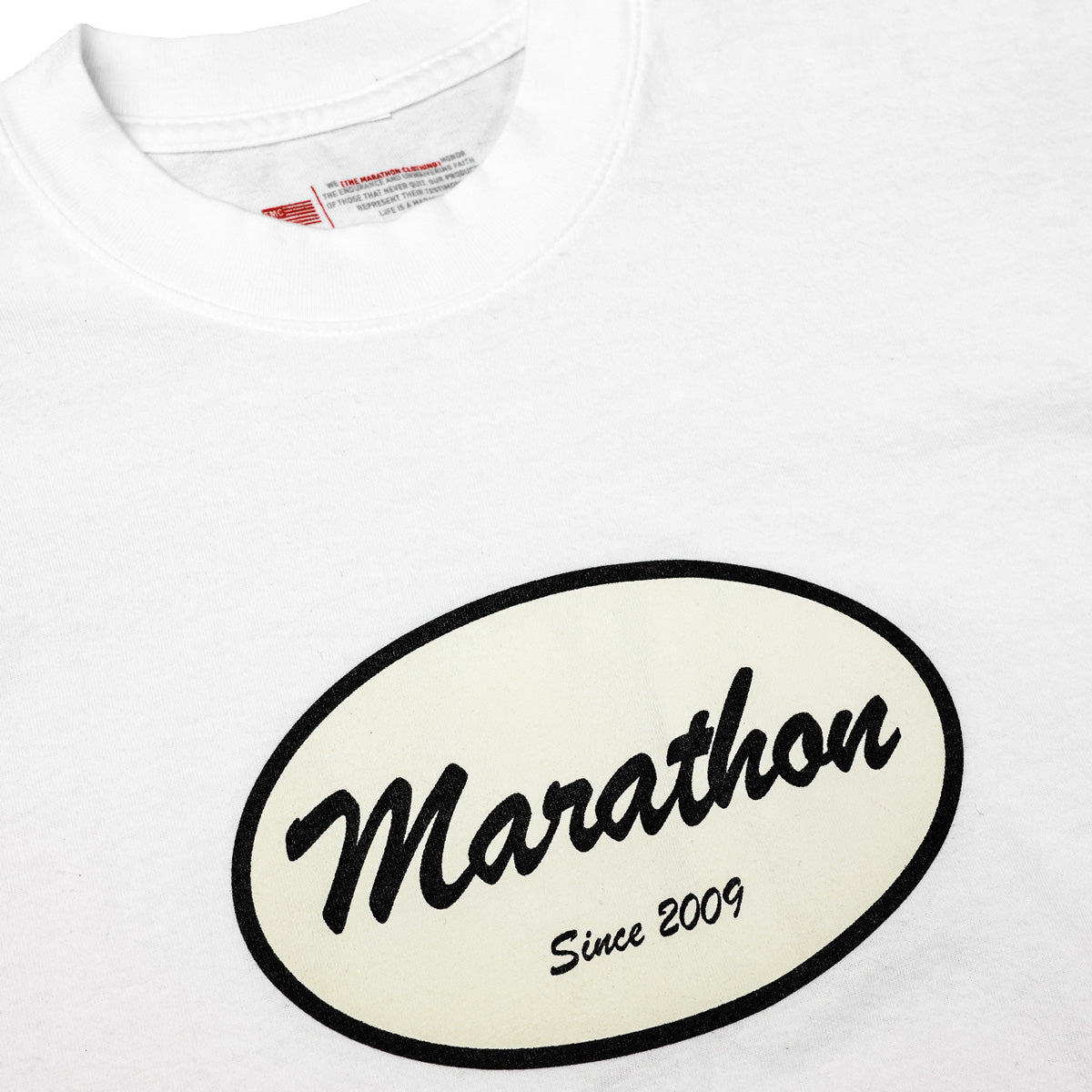 Marathon Origin T-Shirt - White/Bone - Detail 2