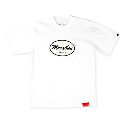Marathon Origin T-Shirt - White/Bone - Front
